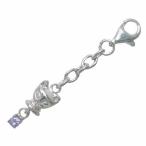 Yahoo! Yahoo!ショッピング(ヤフー ショッピング)猫 12月誕生石シルバー タンザナイトチャームトップホルダー オーダー