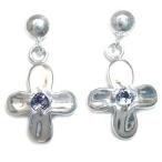 Yahoo! Yahoo!ショッピング(ヤフー ショッピング)ピアス 12月誕生石タンザナイトピアス 花 レディース アクセサリー オーダー