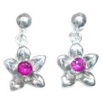 Yahoo! Yahoo!ショッピング(ヤフー ショッピング)ピアス ルビー 7月誕生石 ルビー ピアス 花 レディース アクセサリー オーダー