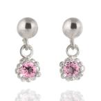ピアス 10月誕生石ピンクトルマリンピアス レディース アクセサリー 一粒ピアス オーダー