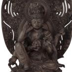 木彫り 仏像 如意輪観音 フィギュア 如意輪観音像 座像 仏教美術 置物 如意輪観音菩薩 如意輪観世音菩薩 木彫 仏像 428