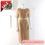56％OFF結婚式 二次会 ドレス ｜上品レースドレス９号(オレンジ)