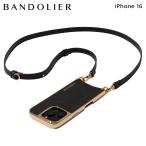 バンドリヤー BANDOLIER スマホショルダー iPhone16 スマホケース アイフォン ライナ クローム メンズ レディース RAYNA CHROME ブラック 12RAY