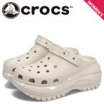 ショッピングCROCS crocs クロックス サンダル クラシック メガ クラッシュ クロッグ レディース 厚底 CLASSIC MEGA CRUSH CLOG ベージュ 207988-2Y2