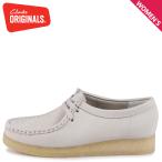 Clarks Originals クラークス オリジナルズ ブーツ ワラビー レディース モカシン WALLABEE ホワイト 白 26165560
