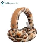 ショッピングemu エミュー emu イヤーマフラー イヤーウォーマー 耳当て メンズ レディース 防寒 保温 吸湿 放湿 ANGAHOOK LEOPARD EARMUFFS レオパード W7021