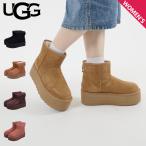 アグ UGG ムートンブーツ クラシック ミニ プラットフォーム レディース 厚底 WCLASSIC MINI PLATFORM ブラック ブラウン 黒 1134991