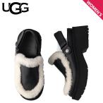ショッピングugg アグ UGG サンダル クロッグサンダル サボ レディース ESMEE 厚底 LEATHER ブラック CLOG 1171507 黒