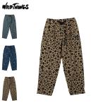 ショッピングヒョウ柄 ワイルドシングス WILD THINGS パンツ プリントラックス メンズ PRINT LAX PANTS ブルー グリーン レオパード ヒョウ柄 WT24036AD