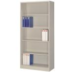 A4対応 スチール書庫 キャビネット スチール収納 スチール棚 書類棚 本棚 書棚 オープン書庫 W88×D40×H186cm オフィス家具 国産 送料別 車上渡し FO40-G19