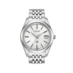 シチズン CITIZEN ザ・シチズン AQ4100-57A エコドライブ チタン メンズ腕時計 シルバー文字盤 仕上・電池交換済