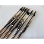 ターキー粕尾　ジュラルミン矢６本セット　2015　濃グレー色糸　ブロンズシャフト