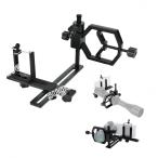 携帯電話アダプターマウント 双眼鏡、単眼鏡、望遠鏡、顕微鏡、天体望遠鏡、スポッティングスコープなど用 調整可能 取り外し可能 スライディングトラック付