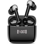 Bluetooth 5.3ワイヤレスイヤホン Hi-Fi音質 13mm複合振動板 ENC通話 超低遅延 LEDディスプ Type‐C急速充電 IPX7防水 40時間連続再生 iPhone/Android適用