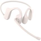 骨伝導イヤホン bluetooth5.2 マイク付き ノイズキャンセ ワイヤレスイヤホン ヘッドセット クリアな通話体験 耳を塞がない テレワーク/Siri対応/Zoom対応