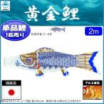 鯉のぼり単品 フジサン鯉 黄金 青鯉 ２ｍ