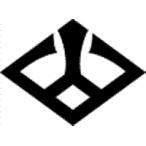 家紋　鯉のぼり　名前旗　五月人形　ひな人形用　家紋番号1155 文字(もじ) 山の字菱 やまのじびし 139839155