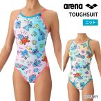 アリーナ 競泳水着 練習用 トレーニング水着 TOUGHSUIT タフスーツ レディース ワンピース S-LLサイズ AS6FWM56L ディズニー スティッチ