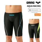 アリーナ arena 競泳水着 レーシング水着 WA承認  ジュニア 男子 ボーイズ AQUA RACING ハーフスパッツ ARN2052MJ