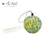  Hakata ветряной колокольчик фейерверк желтый FU-21YE ручная работа. мягкий звук . пожалуйста Hakata ветряной колокольчик Hakata .-... ателье 