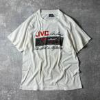 雰囲気系 90s USA製 JVC RX-705 カーオーディオ プリント 半袖 Tシャツ L / 90年代 アメリカ製 オールド 企業物 企業 襤褸 ボロ