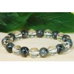 ブラックラブラドライトブレスレット・AAAグレード(3A)・8.0mm(8mm)【良質天然石水蓮】
