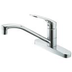 SANEI K676EV-13 シングル台付混合栓 ツーホールシングルレバー式キッチン水栓