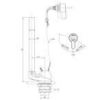 TOTO TS751CZS38 low бак осушение . часть (38mm)