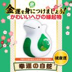 【幸運の白蛇(健康運)】開運 縁起物 巳年 2025年 置物