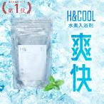 冷感 入浴剤 水素入浴剤 H& アッシュアンド 公式 350g 1個 10回分 クール 爽快 クールダウン 保湿 無香料 ナノバブル 国産