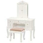 ヴィオレッタシリーズ  ドレッサーセット  アンティークホワイト  RD-1877AW  新生活