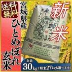 新米  米  30kg  米30kg  お米  送料無料  安い  玄米  白米  ひとめぼれ  宮城県産  一等米  精米  令和元年産  新生活