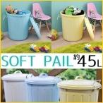 ゴミ箱 ごみ箱 おしゃれ 北欧 屋外 45L 45リットル ソフトペール 45L PE-45L アイリスオーヤマ