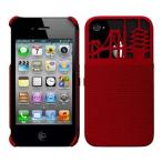 スマホケース カバー iPhone4 4s Freshfiber レッド 赤 ジャケット ハード Tokyo City Red