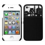 ショッピングiPhone4 スマホケース カバー iPhone4 4s Freshfiber ブラック 黒 ジャケット ハード Tokyo City Graphite Black