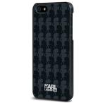 スマホケース カバー iPhone5 5s SE第1世代ケース CG Mobile Karl Lagerfeld ブラック 黒 ジャケット ポリカーボネート