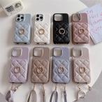 スマホ ショルダーストラップ iphone16 ケース カード収納 背面 iphone16pro iphone15 ケース リング付 iphone14 ケース 斜め掛け iphone13 iphone se 第三世代