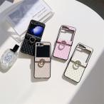 galaxy z flip6 ケース リング付き galaxy flip5 ケース 韓国 おしゃれ galaxy z flip4 ケース 折りたたみ式 galaxy zフリップ3 ケース 落下防止