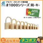 【店内全品送料無料】 アルファ 南京錠 1000シリーズ 　同一キー  1000-20　10c11