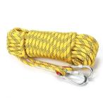  выносливость трос многофункциональный многоцелевой диаметр 12mm желтый кемпинг уличный переезд багаж. грузоподъемность вверх машина лодка тяга пассажирский 20M