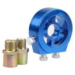 オイルブロック 汎用 油圧 ブルー メタリック ボルト 付き SN-256-OB