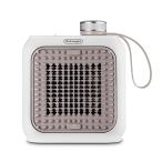 De'Longhi (デロンギ) ファンヒーター  HFX12D03-BG セラミックヒーター 足もと・手さき  静音 コンパクト サンドベージュ