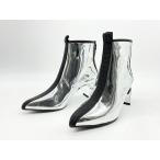 ショッピングNUDE 未使用 UNITED NUDE ユナイテッド ヌード 35: 22.5cm  シルバー Lucid Molten Midショートブーツ