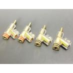  позолоченный banana штекер 