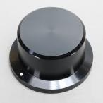 48mm(6.0) 高級 ツマミ アルミ 削り出し ブラック ボリュームつまみ