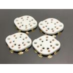 金メッキ 7ピン 真空管ソケット