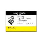 JOHN JAMES ビーズ針 Beading 13号 25本入り