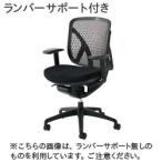 イナバ オフィスチェア メッシュタイプ SV0171【ローバック】【アジャスタブル肘】【ランバーサポート付き】【メッシュ: ブラック】