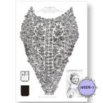 Antique Lacepo one draw z2{ смычок часть ..A4 шелковый шаблон }*417-7055