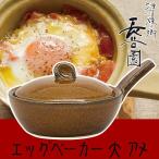 【王様のブランチで紹介】長谷園 エッグベーカー 伊賀焼 目玉焼き用土鍋 エッグベーカー大 アメ ACK-69 キッチン